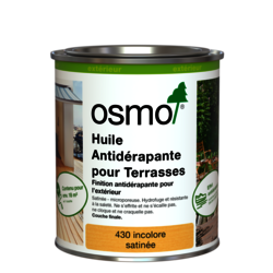 Huile Antidérapante pour Terrasses