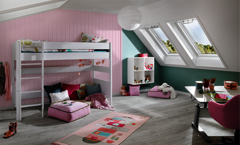 Grâce à la Cire Déco Osmo, adaptée aux enfants, la chambre d'enfant rayonne par ses couleurs vives.