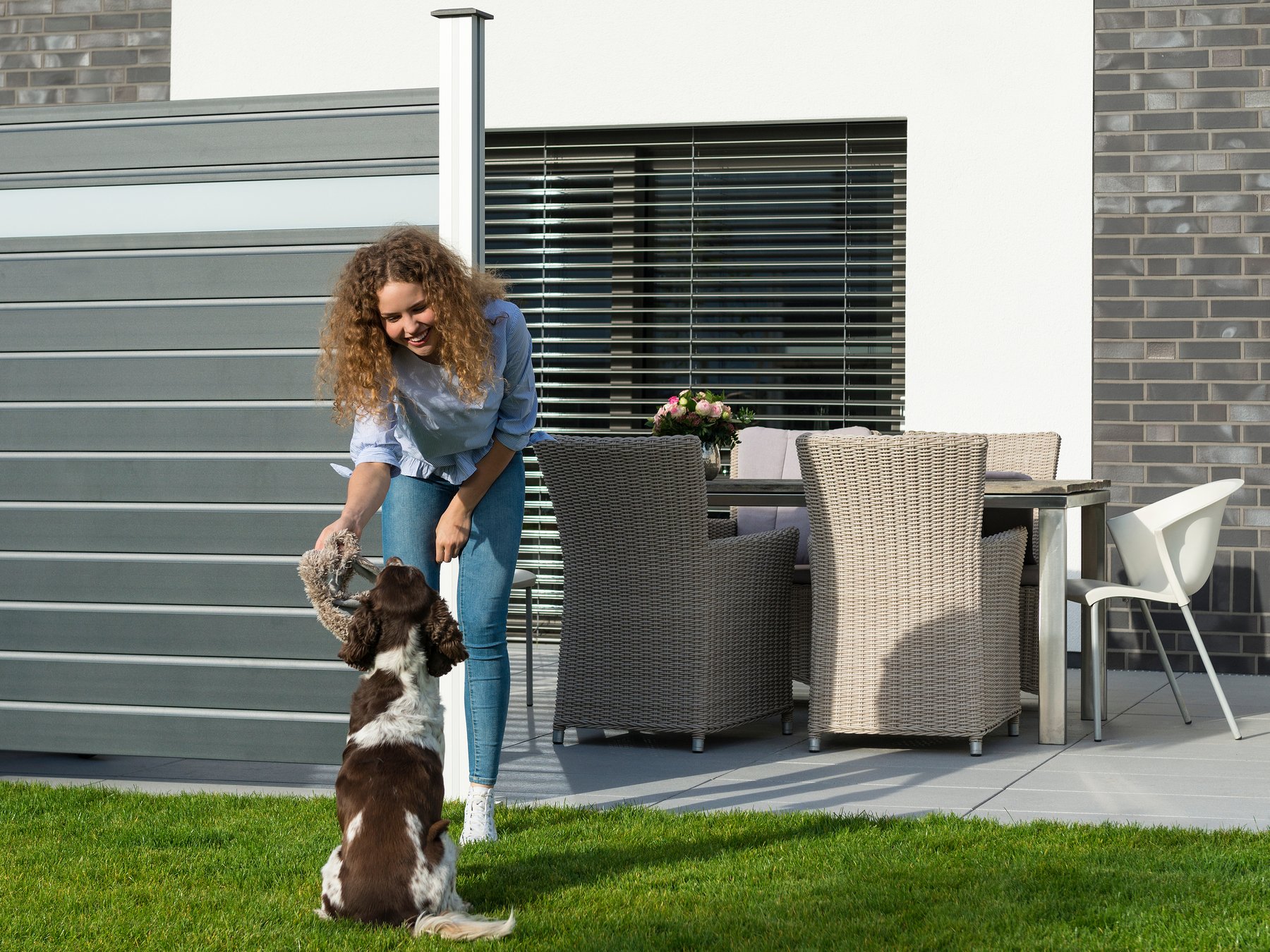 Alu-Fence gris
