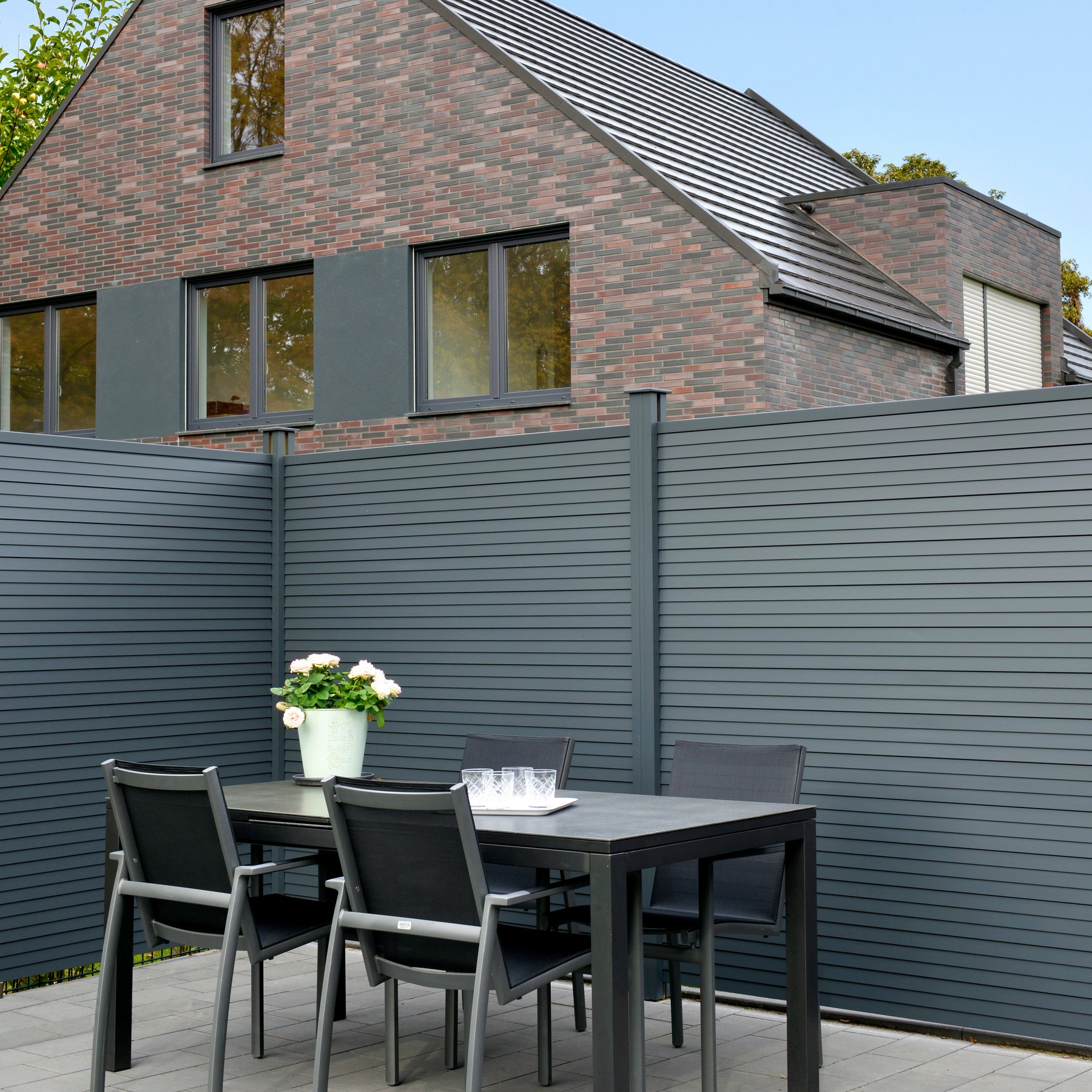Alu-Fence Juel Anthracite